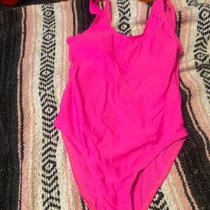 Vibrant Pink One-Piece Swimsuit